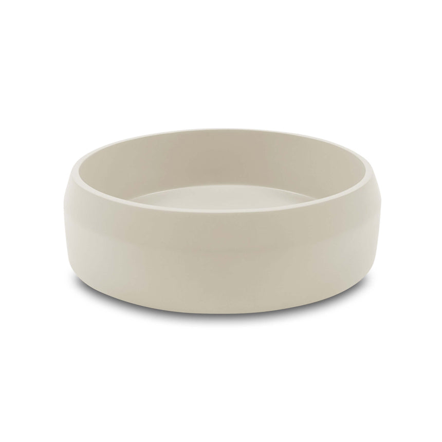 Nood Co Prism Circle Wall Hung Basin Sand Bathroom Basin Nood Co Default Title