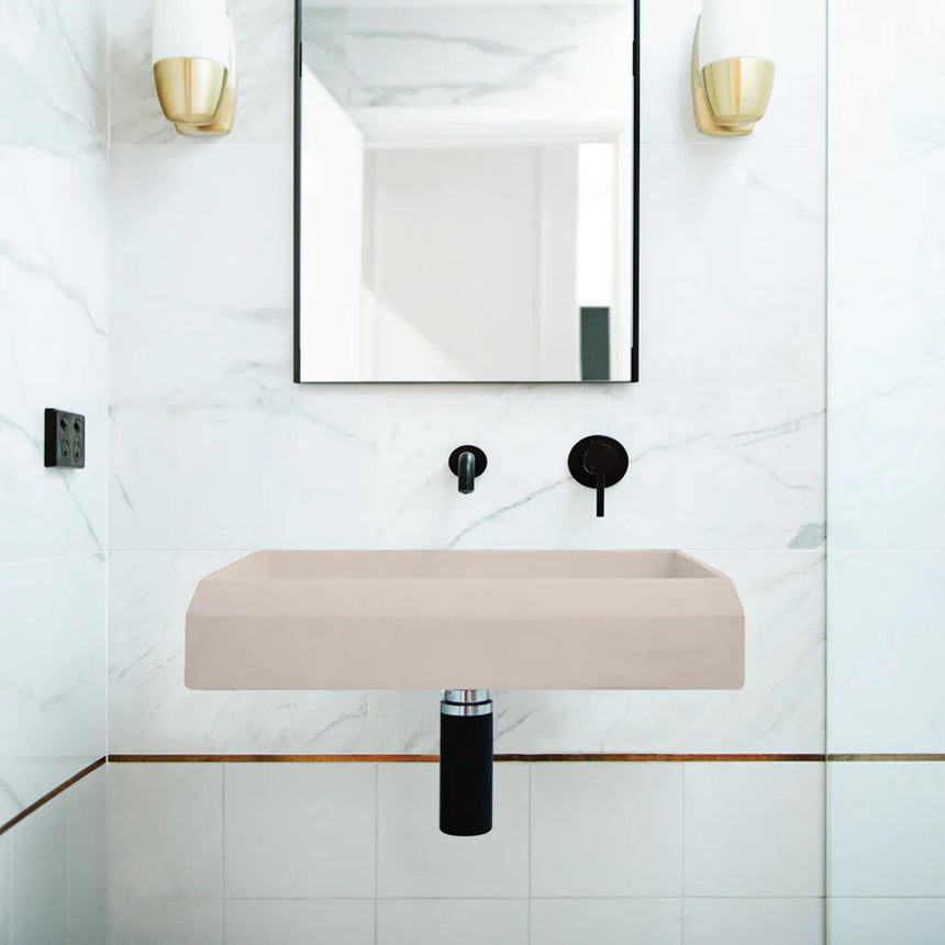 Nood Co Prism Rectangle Surface Mount Basin Olive Bathroom Basin Nood Co Default Title