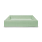 Nood Co Prism Rectangle Wall Hung Basin Mint