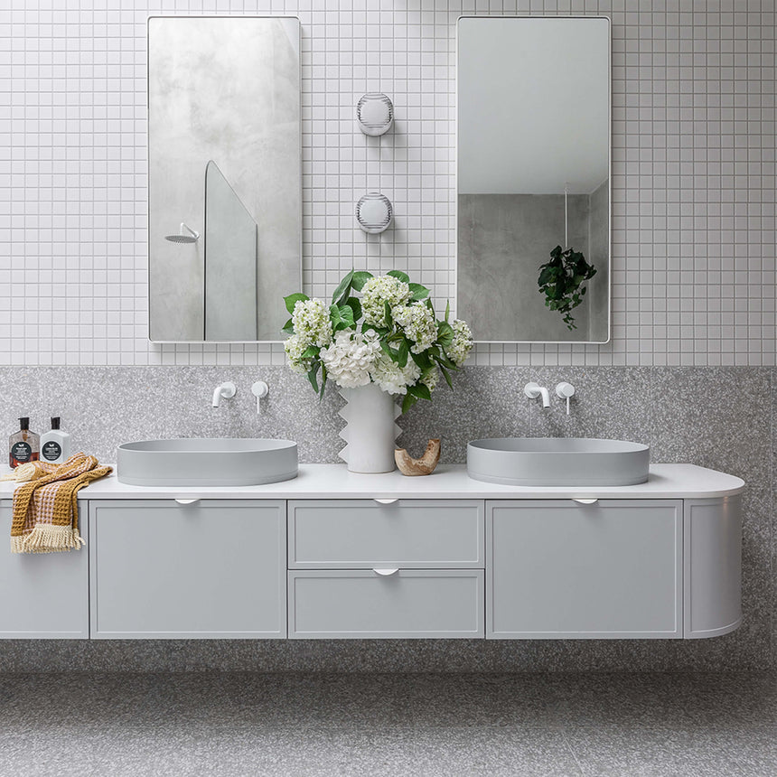 Nood Co Pill Surface Mount Basin Cloud Bathroom Basin Nood Co