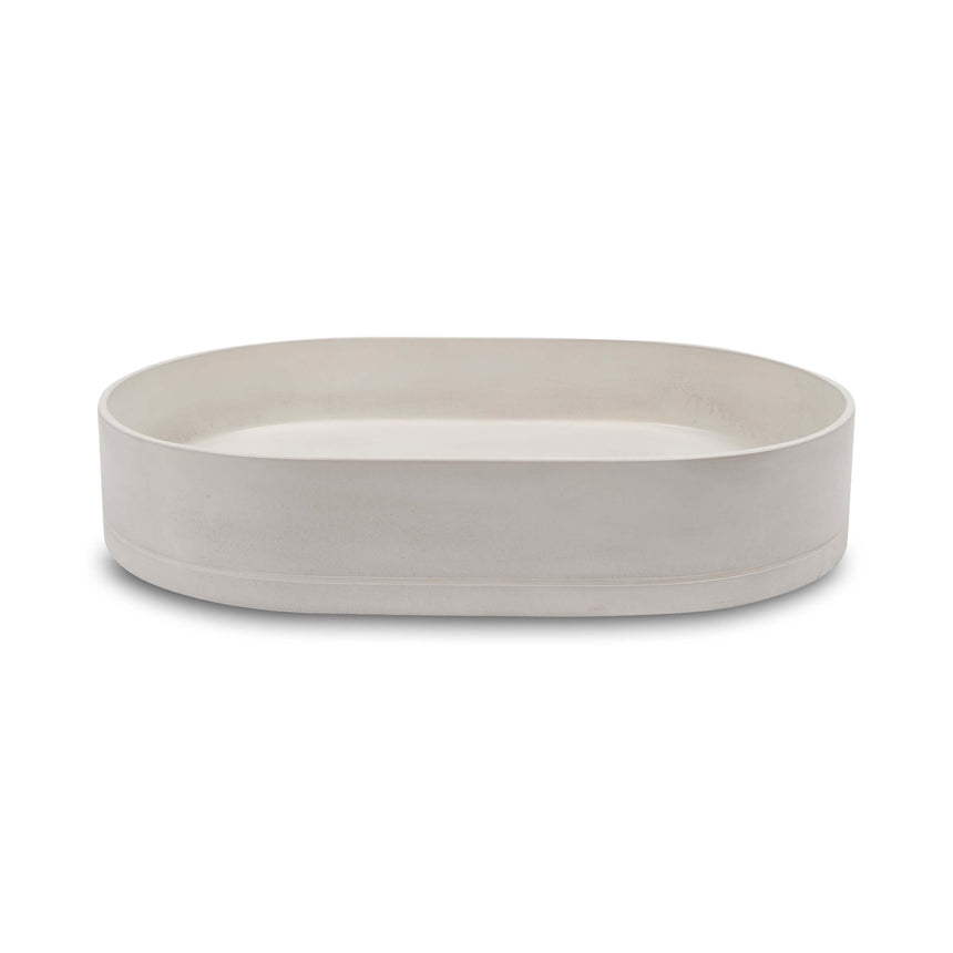 Nood Co Pill Surface Mount Basin Ivory Bathroom Basin Nood Co Default Title