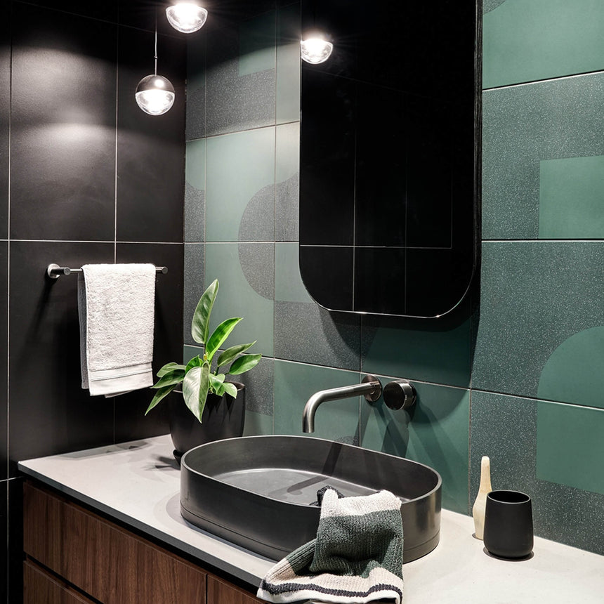 Nood Co Pill Surface Mount Basin Mid Tone Grey Bathroom Basin Nood Co