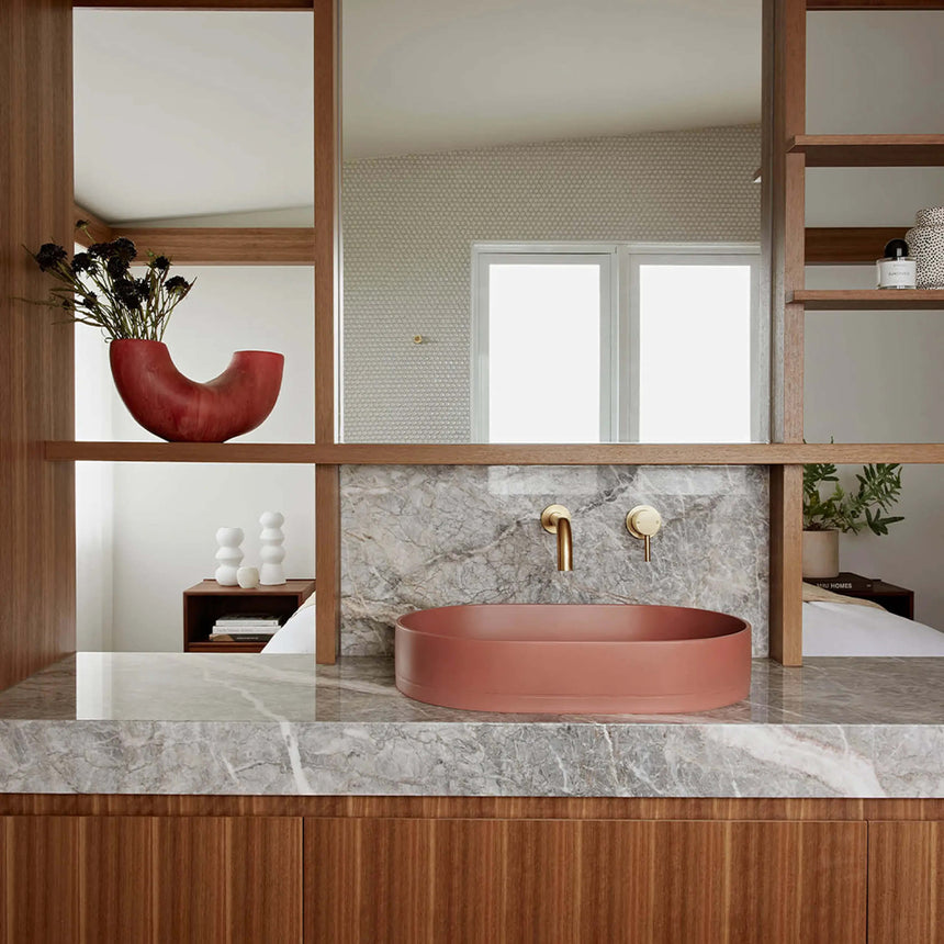 Nood Co Pill Surface Mount Basin Musk Bathroom Basin Nood Co Default Title