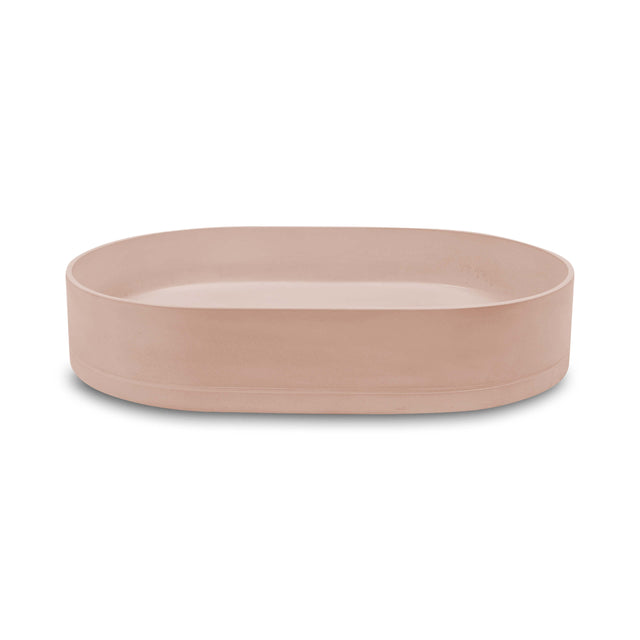 Nood Co Pill Wall Hung Basin Blush Pink Bathroom Basin Nood Co Default Title