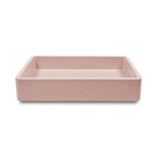 Nood Co Vesl Rectangle Surface Mount Basin Blush Pink