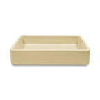 Nood Co Vesl Rectangle Surface Mount Basin Custard