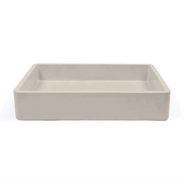 Nood Co Vesl Rectangle Surface Mount Basin Mushroom Bathroom Basin Nood Co Default Title