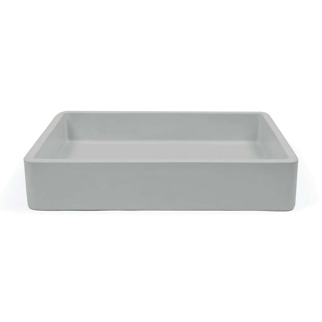 Nood Co Vesl Rectangle Wall Hung Basin Cloud Bathroom Basin Nood Co Default Title