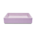Nood Co Vesl Rectangle Wall Hung Basin Lilac