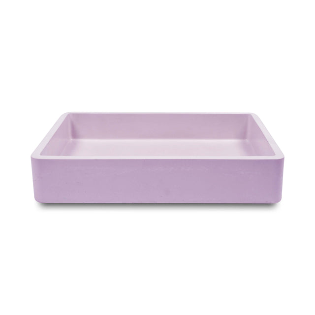 Nood Co Vesl Rectangle Wall Hung Basin Lilac Bathroom Basin Nood Co Default Title