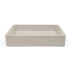 Nood Co Vesl Rectangle Wall Hung Basin Mushroom