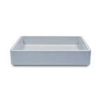 Nood Co Vesl Rectangle Wall Hung Basin Powder Blue