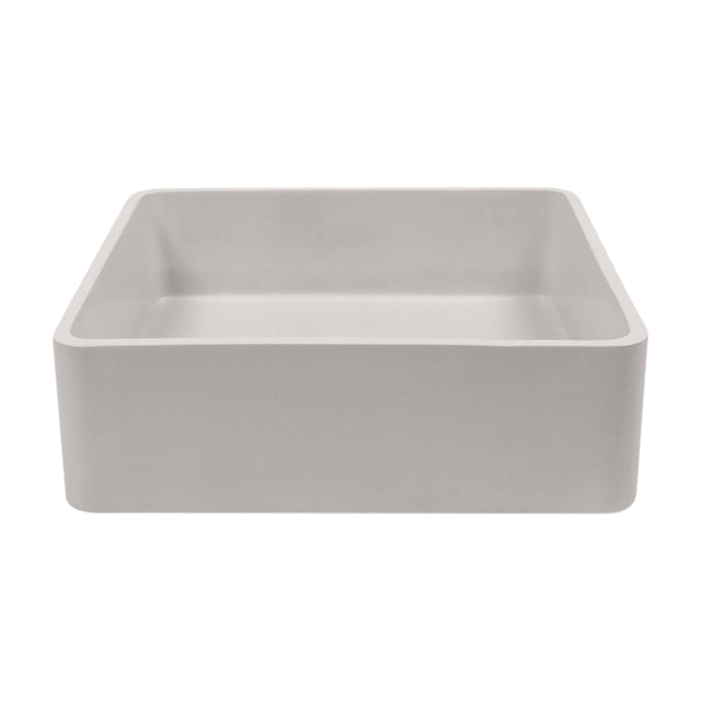 Nood Co Vesl Square Surface Mount Basin Morning Mist Bathroom Basin Nood Co Default Title