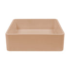 Nood Co Vesl Square Surface Mount Basin Pastel Peach