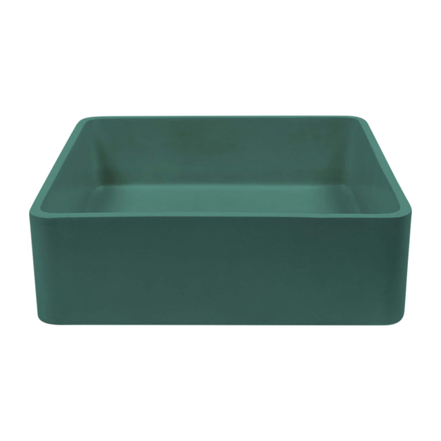 Nood Co Vesl Square Surface Mount Basin Teal Bathroom Basin Nood Co Default Title