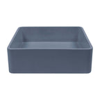Nood Co Vesl Square Wall Hung Basin Copan Blue