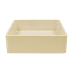 Nood Co Vesl Square Wall Hung Basin Custard