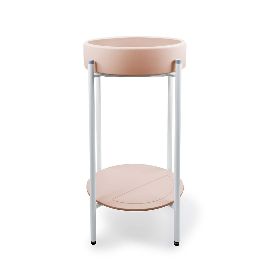 Nood Co Bowl Stand Basin Pastel Peach Bathroom Basin Nood Co Black