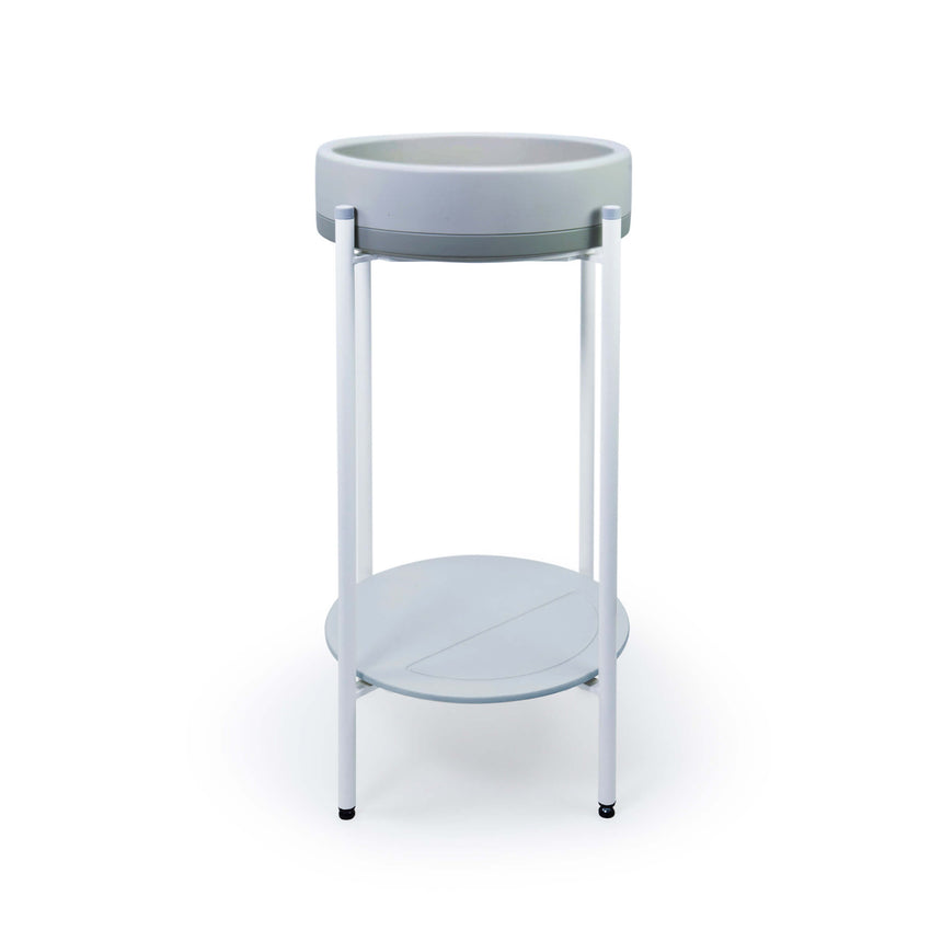 Nood Co Bowl Two Tone Stand Basin Powder Blue Bathroom Basin Nood Co Black