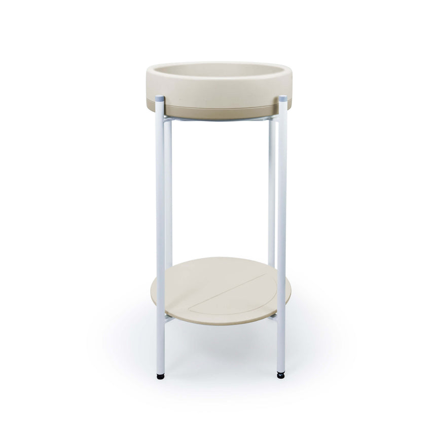 Nood Co Bowl Two Tone Stand Basin Sand Bathroom Basin Nood Co White