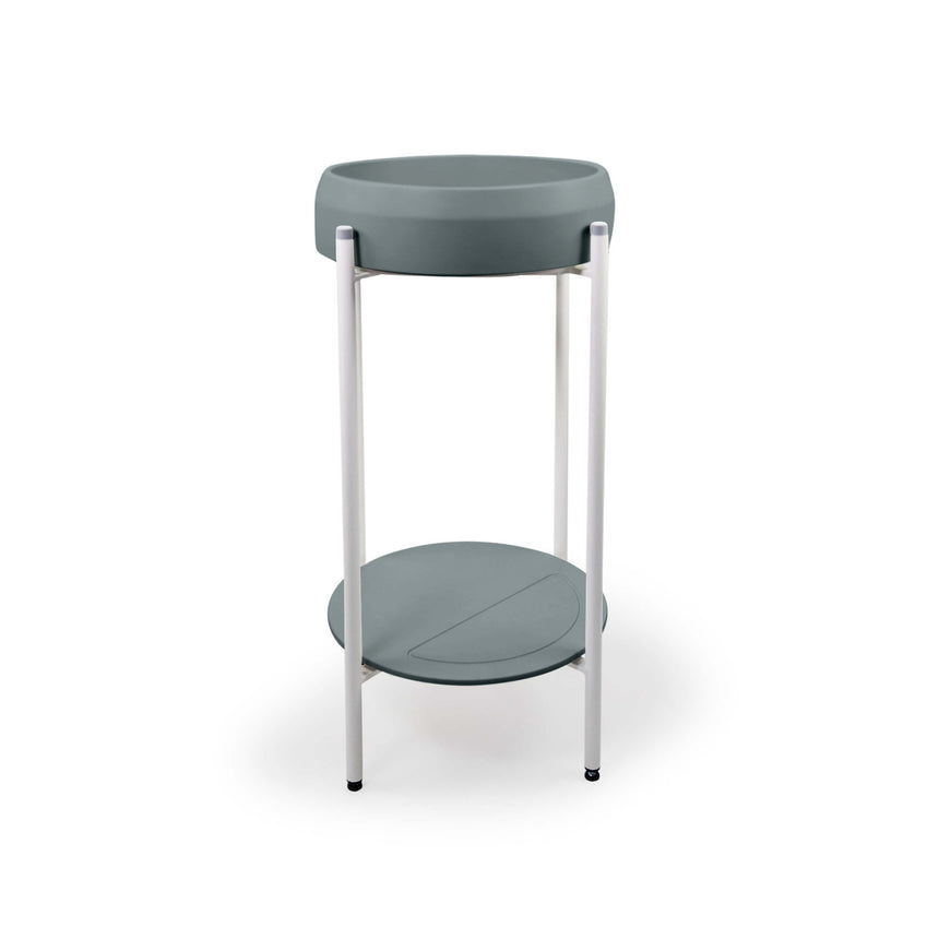 Nood Co Prism Circle Stand Basin Rowboat Bathroom Basin Nood Co White