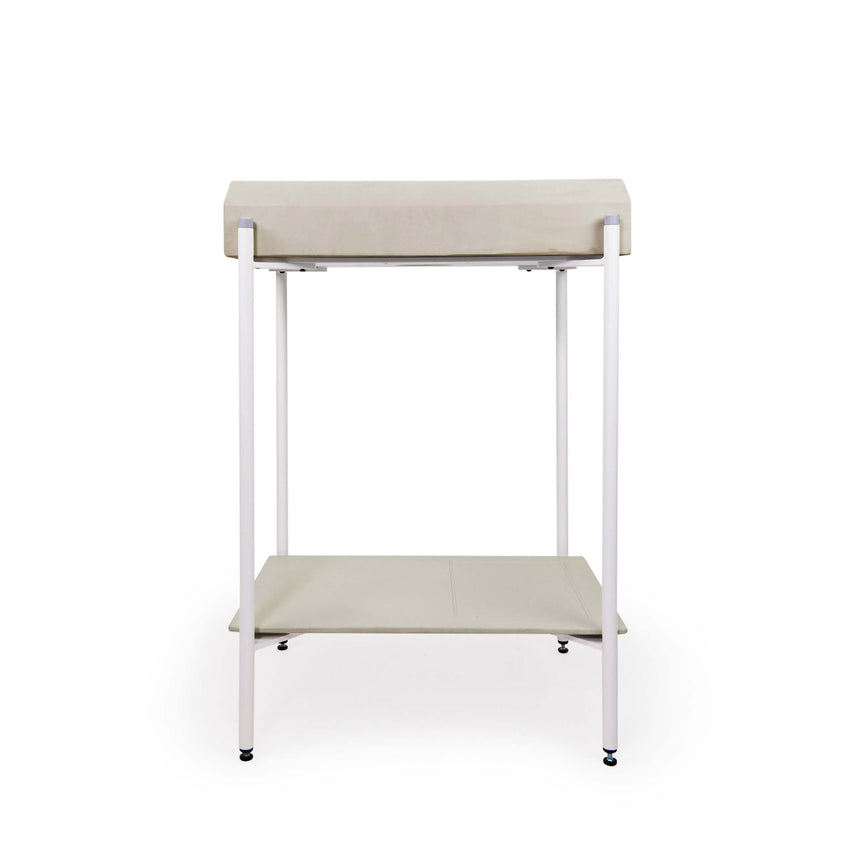 Nood Co Prism Rectangle Stand Basin Sand Bathroom Basin Nood Co White