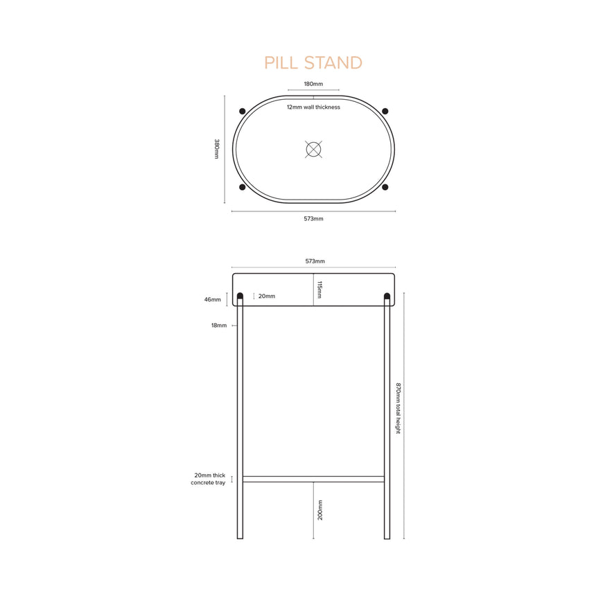 Nood Co Pill Stand Basin Olive Bathroom Basin Nood Co