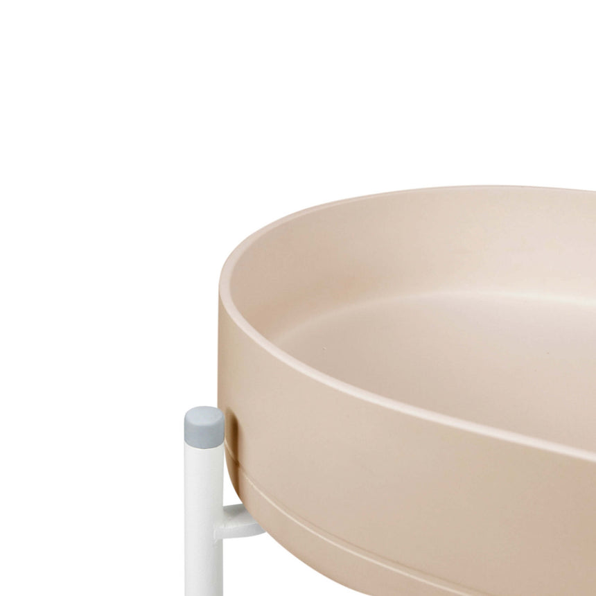 Nood Co Pill Stand Basin Pastel Peach Bathroom Basin Nood Co