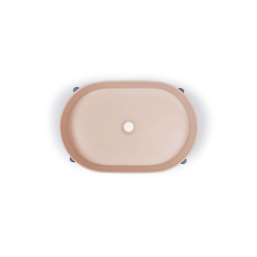 Nood Co Pill Stand Basin Pastel Peach Bathroom Basin Nood Co