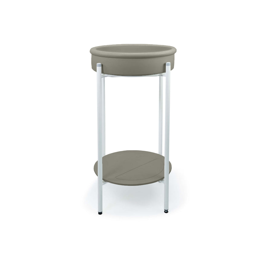 Nood Co Tubb Stand Basin Olive Bathroom Basin Nood Co White