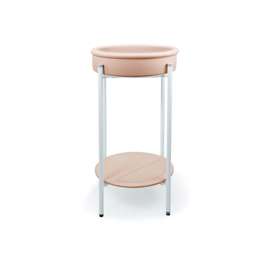 Nood Co Tubb Stand Basin Pastel Peach Bathroom Basin Nood Co Black