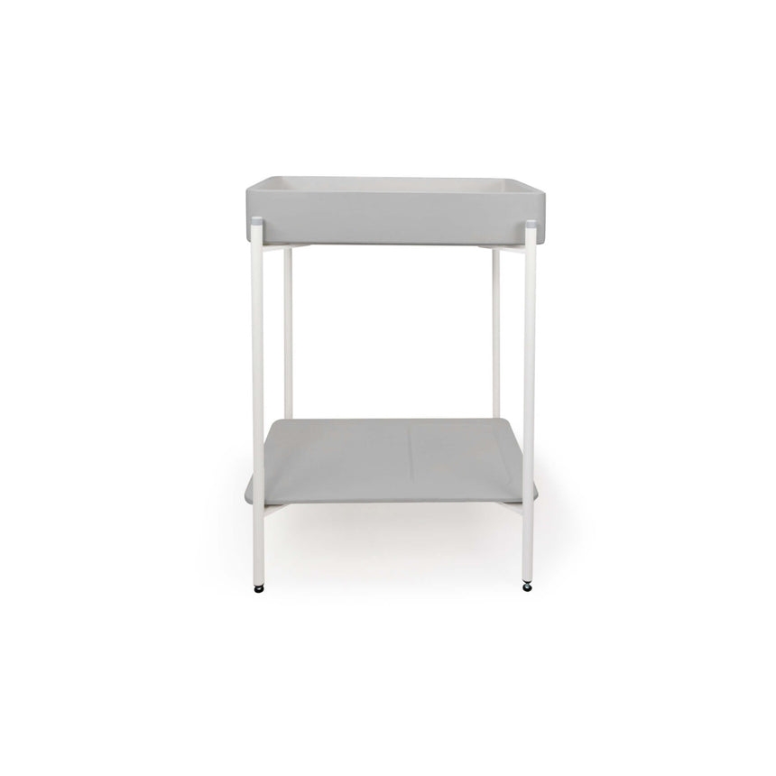 Nood Co Vesl Rectangle Stand Basin Cloud Bathroom Basin Nood Co White