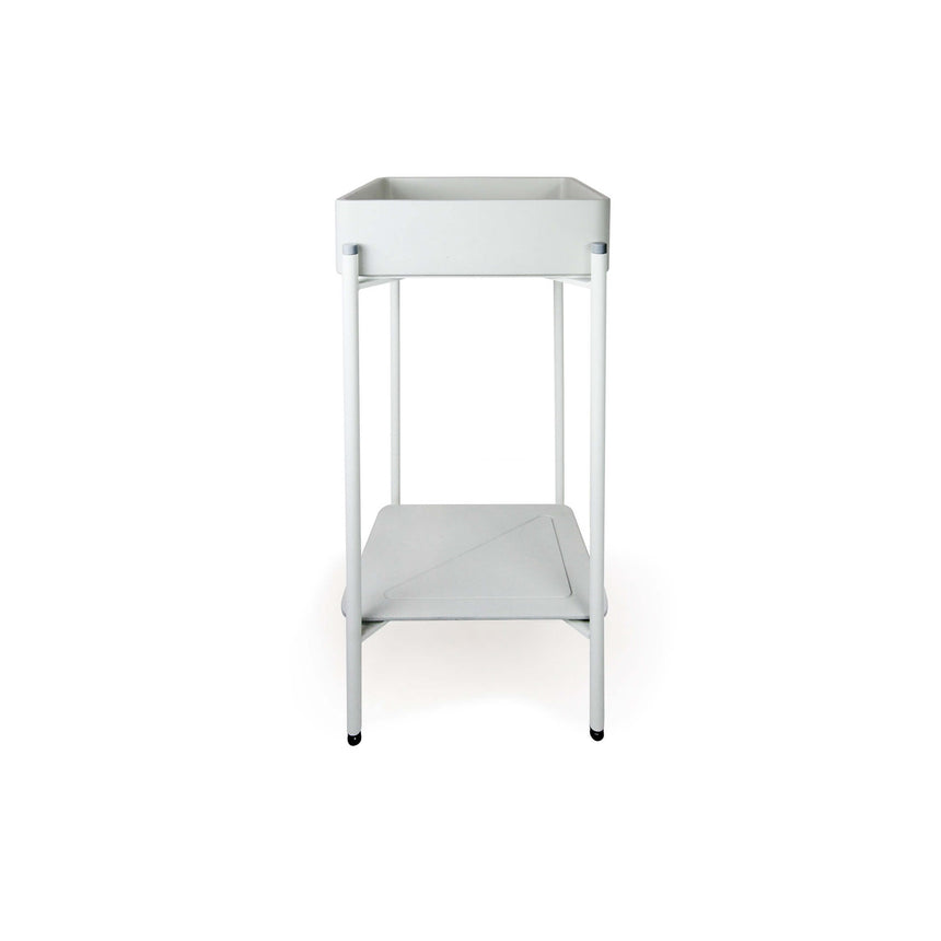 Nood Co Vesl Square Stand Basin Ivory Bathroom Basin Nood Co White