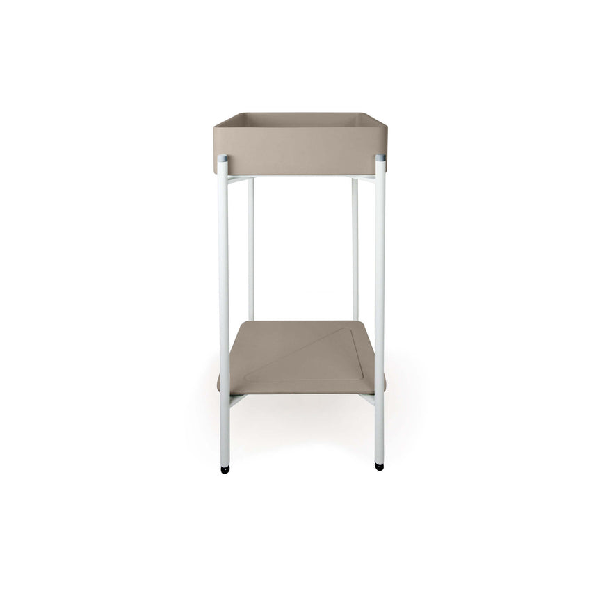 Nood Co Vesl Square Stand Basin Mushroom Bathroom Basin Nood Co Black