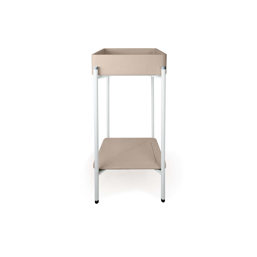 Nood Co Vesl Square Stand Basin Nood Bathroom Basin Nood Co White