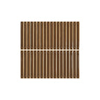 Ukibori Mosaic Kit Kat 15x145mm Porcelain Gloss Autumn Terracotta