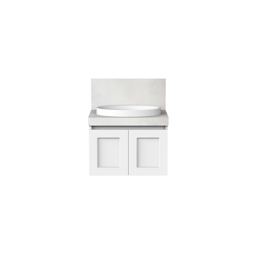 ADP London Wall Hung Vanity Cherry Pie Premium Solid Surface Vanity ADP