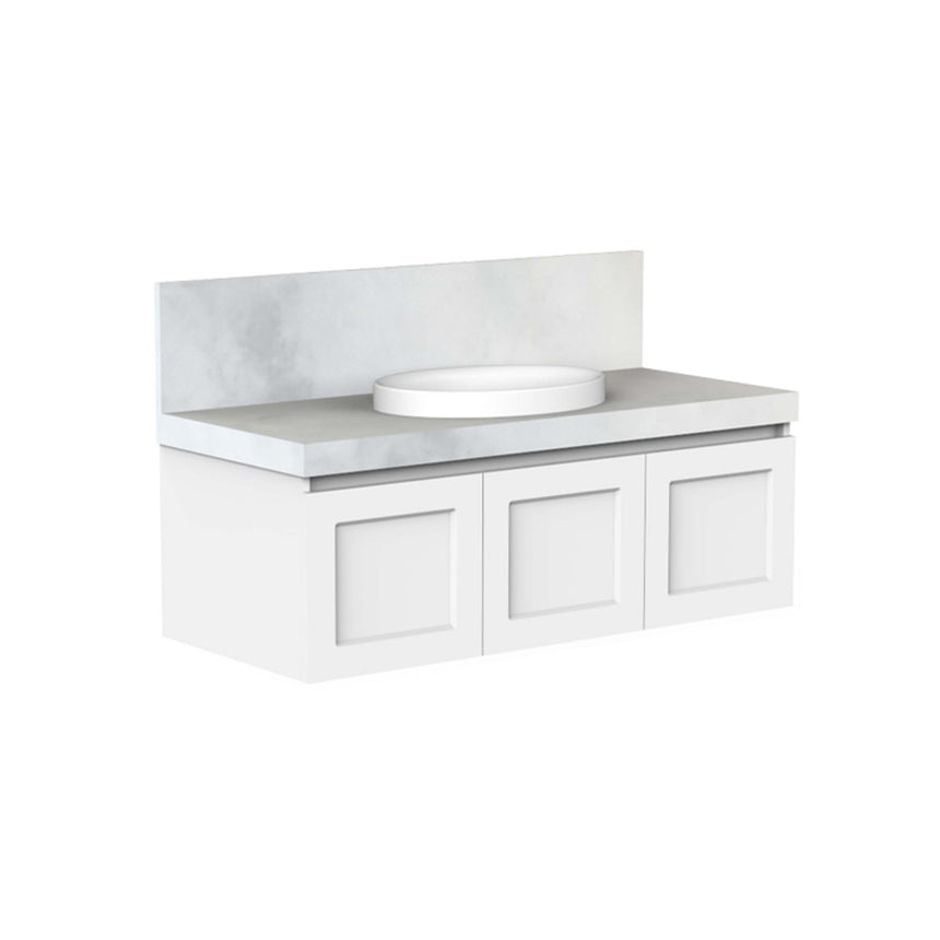 ADP London Wall Hung Vanity Cherry Pie Premium Solid Surface Vanity ADP 1200mm Center