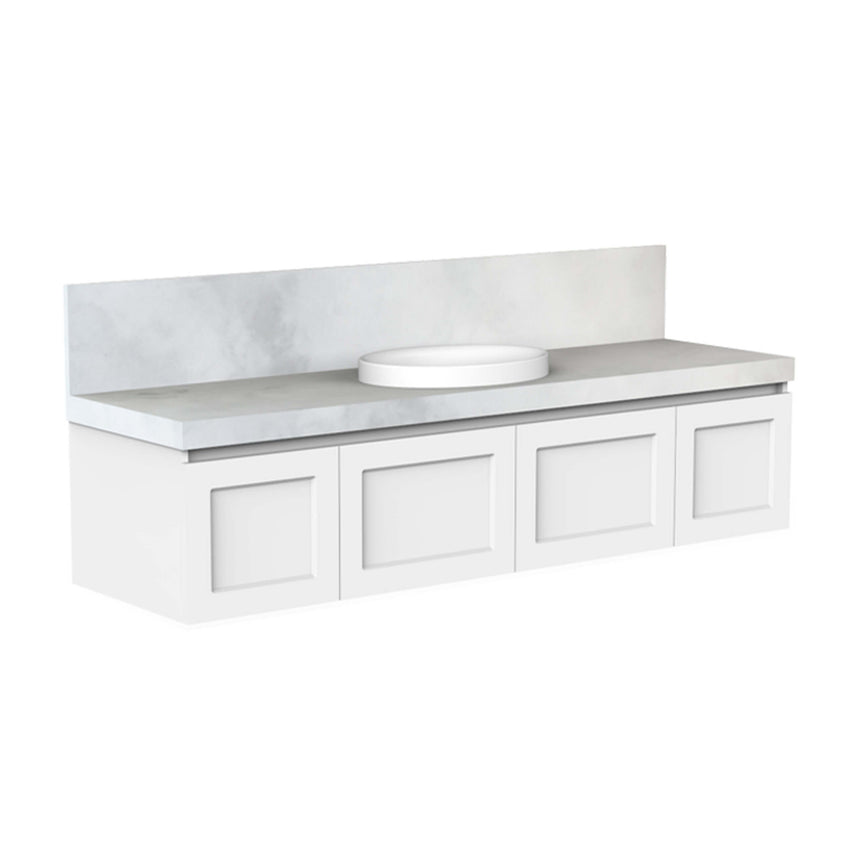 ADP London Wall Hung Vanity Cherry Pie Premium Solid Surface Vanity ADP 1800mm Center