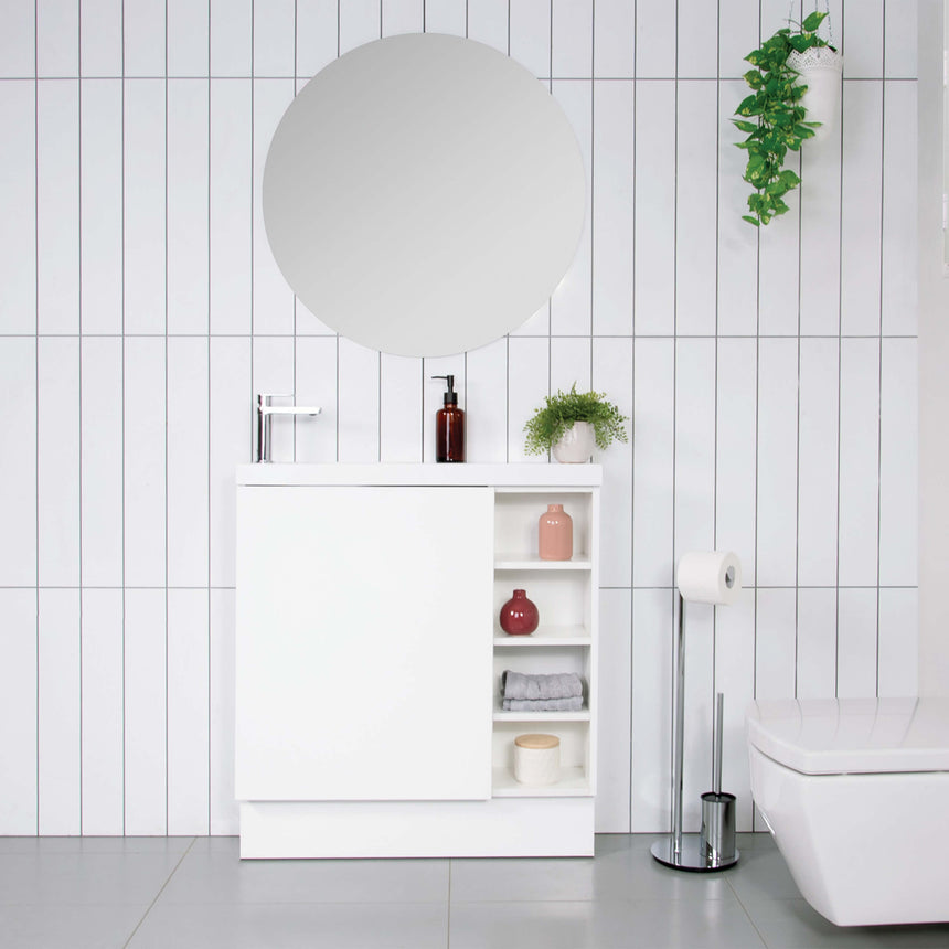 ADP Petite Shelf Floor Mount Vanity 800mm Vanity ADP