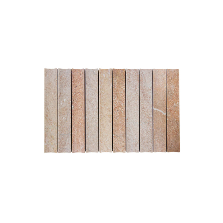 Apollo Stone Concave 198x318 Terra Honed Marble Mosaic Tilemall Default Title