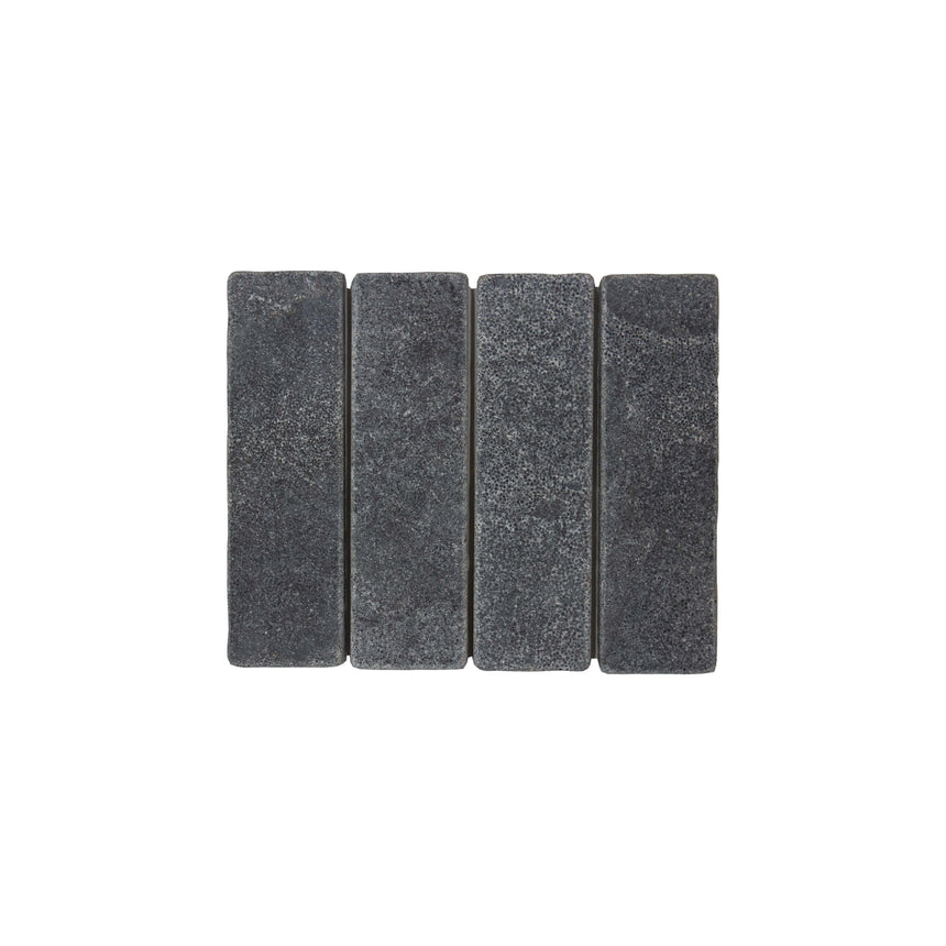 Apollo Stone Rectangle 60x200 Charcoal Tumbled Marble Mosaic Tilemall Default Title