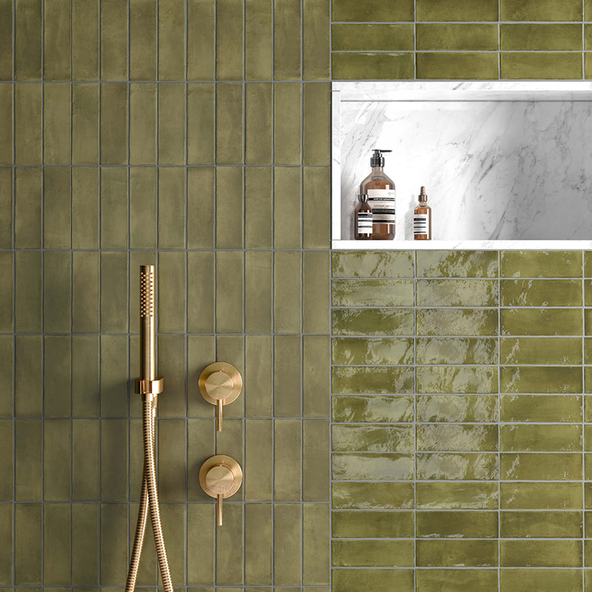 Coco 50x150 Gloss Verd Subway Tilemall