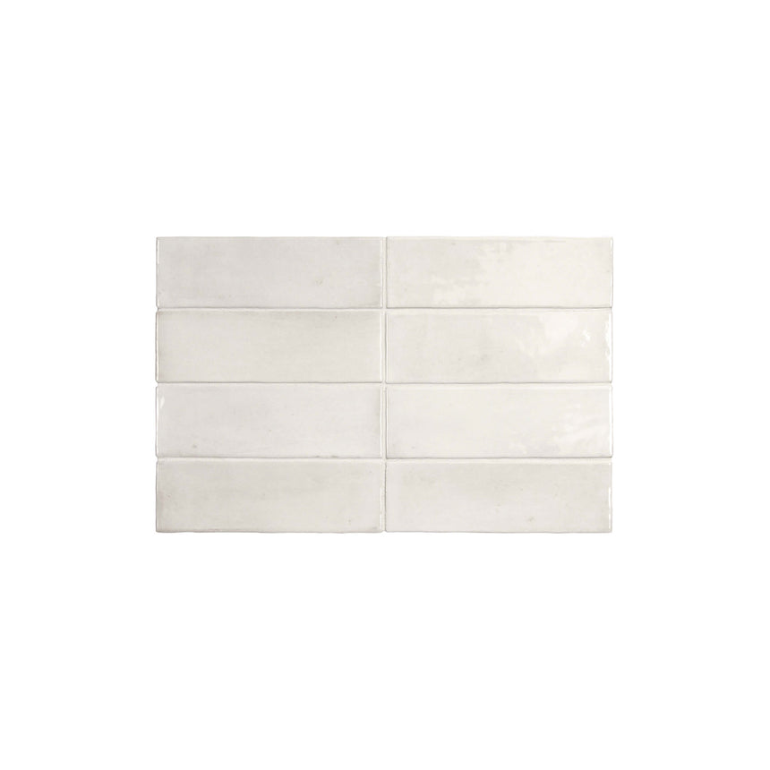 50x150 Coco White Gloss Sample Sample ACE
