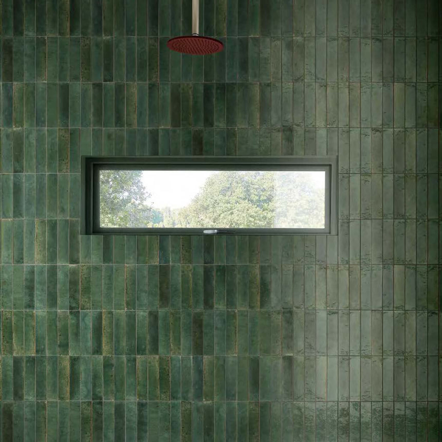 Lume 60x240 Gloss Green Subway Tilemall