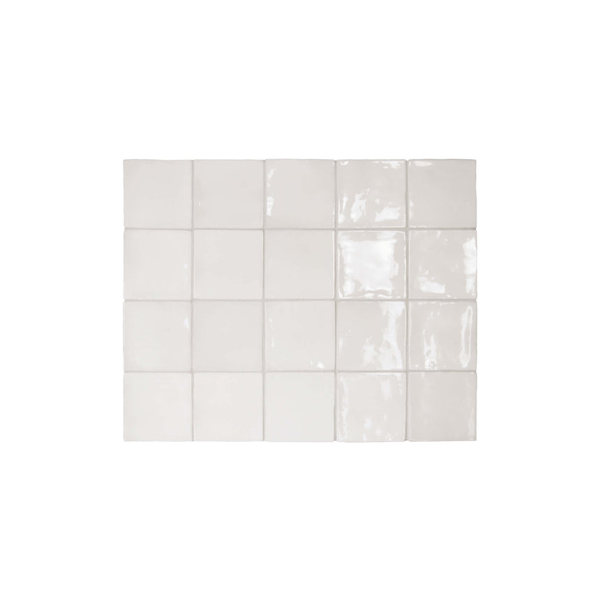 100x100 Manacor White Gloss Sample Sample ACE