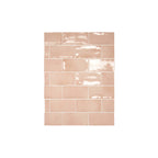Manacor 75x150 Gloss Blush Pink Subway Non-Rectified
