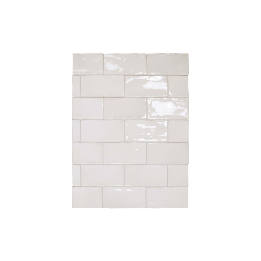75x150 Manacor White Gloss Sample Sample ACE