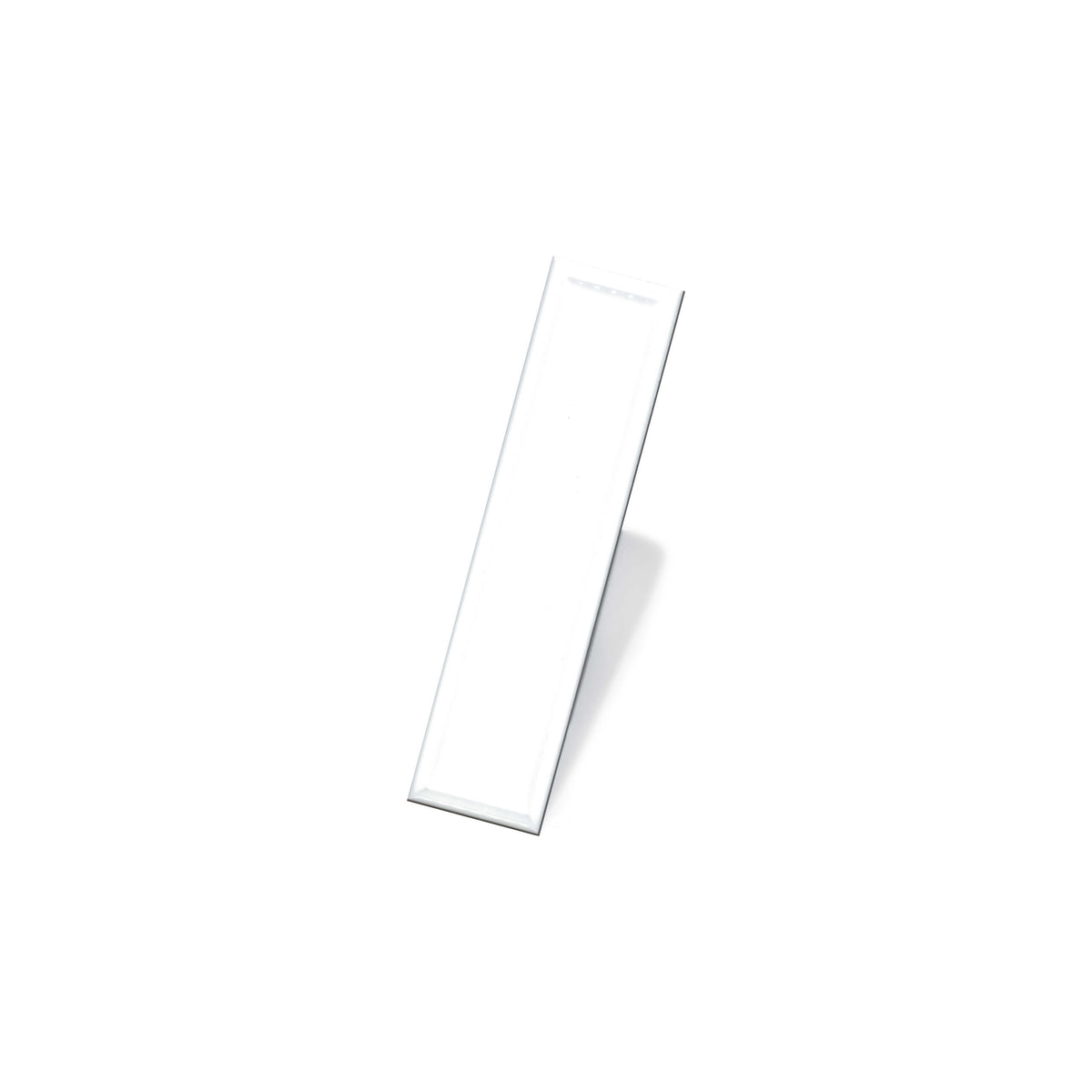 Hamilton 68x280mm gloss white subway ceramic tile by Tilemall with reflective finish