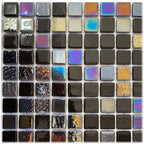 Leyla Mosaic Square 25x25mm Gloss Manhattan